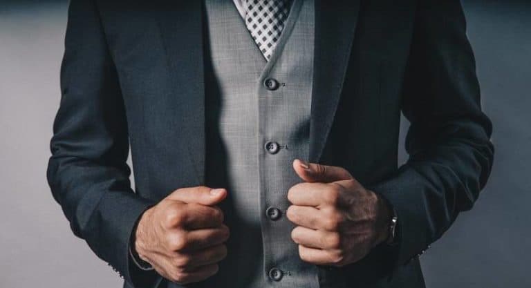 close up of man in business suit