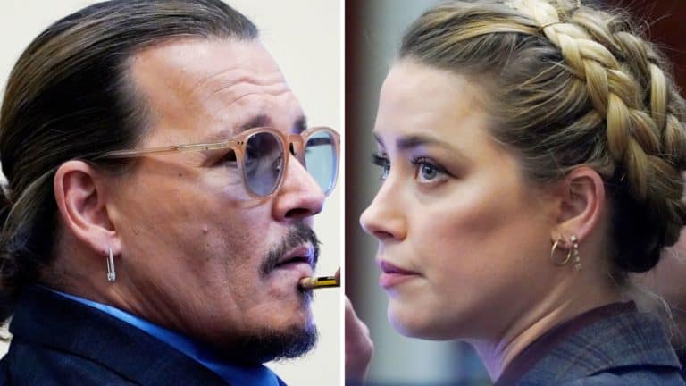 Depp triumphs over horror in legal battle with Heard through two pictures featuring a woman with braids.